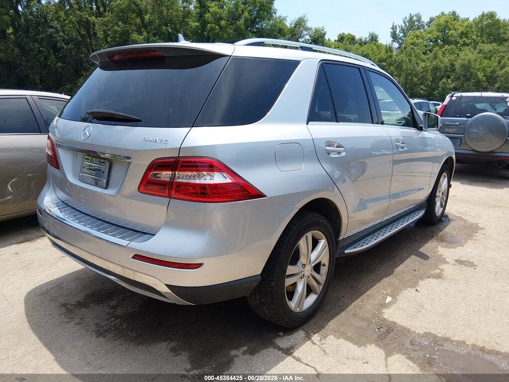4JGDA5HB8CA022145 2012 MERCEDES-BENZ ML 350 photo no. 4