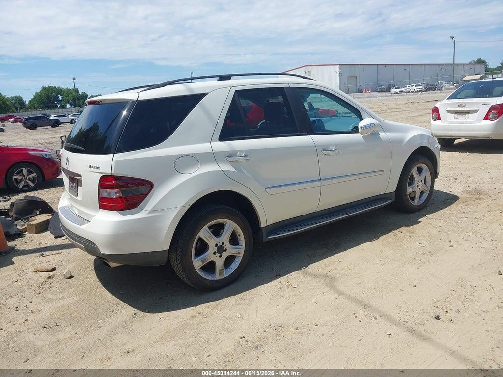 4JGBB86E58A393547 2008 MERCEDES-BENZ ML 350 photo no. 4