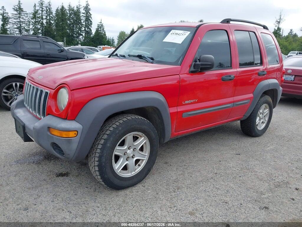 1J4GL48K24W201527 2004 JEEP LIBERTY photo no. 2