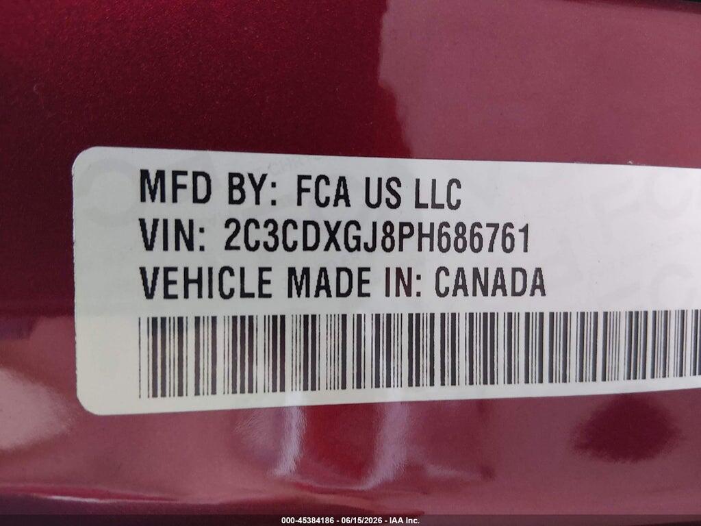 2C3CDXGJ8PH686761 2023 DODGE CHARGER photo no. 9