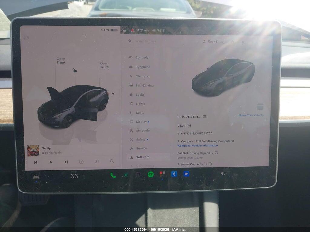 5YJ3E1EAXPF699736 2023 TESLA MODEL 3 photo no. 7