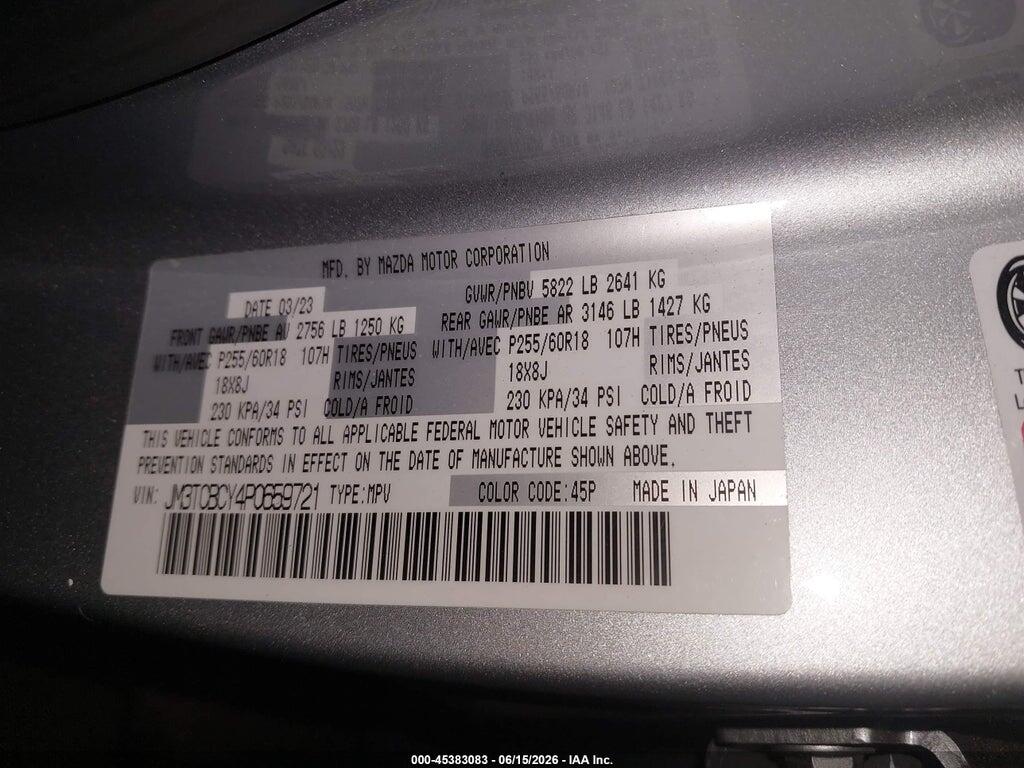 JM3TCBCY4P0659721 2023 MAZDA CX-9 photo no. 9