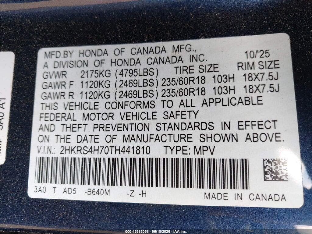 2HKRS4H70TH441810 2026 HONDA CR-V photo no. 9