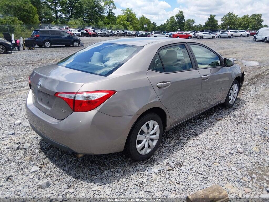 2T1BURHE9FC342336 2015 TOYOTA COROLLA photo no. 4