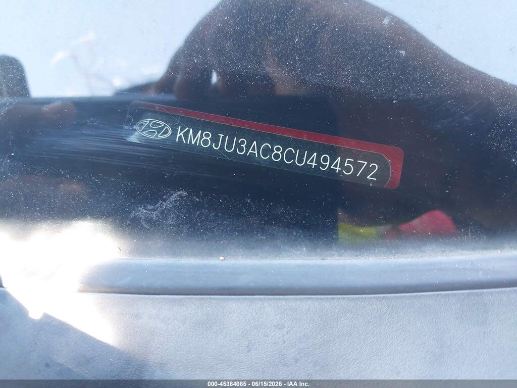 KM8JU3AC8CU494572 2012 HYUNDAI TUCSON photo no. 12