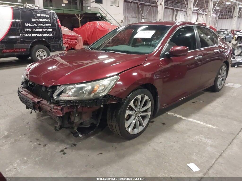 1HGCR2F50EA065113 2014 HONDA ACCORD photo no. 2