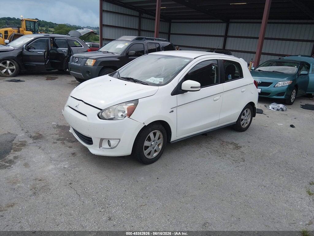 ML32A4HJ7FH031298 2015 MITSUBISHI MIRAGE photo no. 2