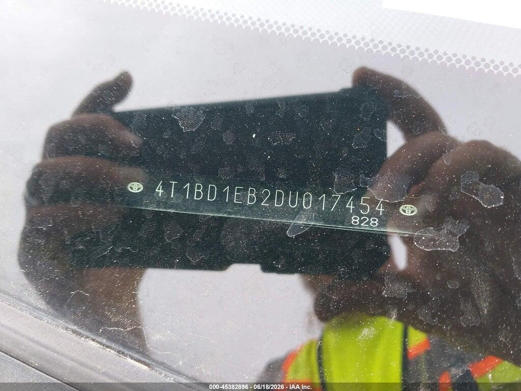 4T1BD1EB2DU017454 2013 TOYOTA AVALON HYBRID photo no. 9