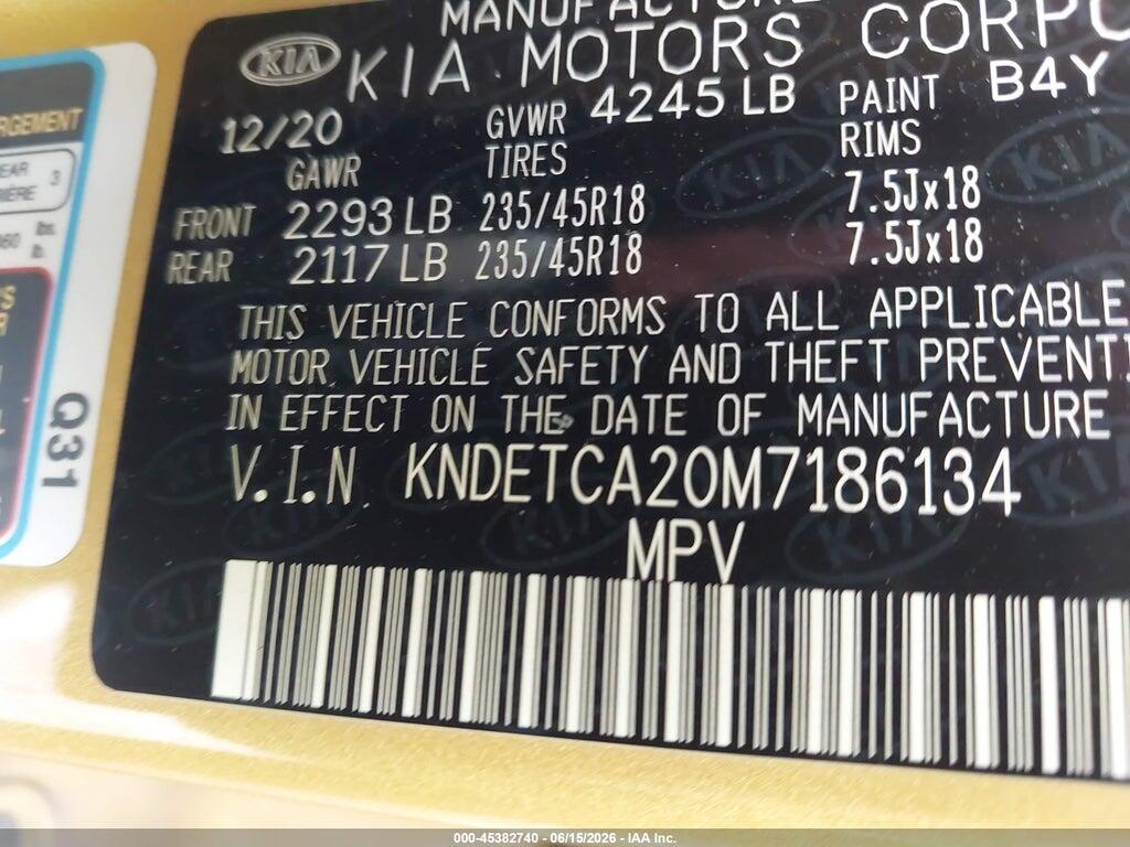 KNDETCA20M7186134 2021 KIA SELTOS photo no. 9