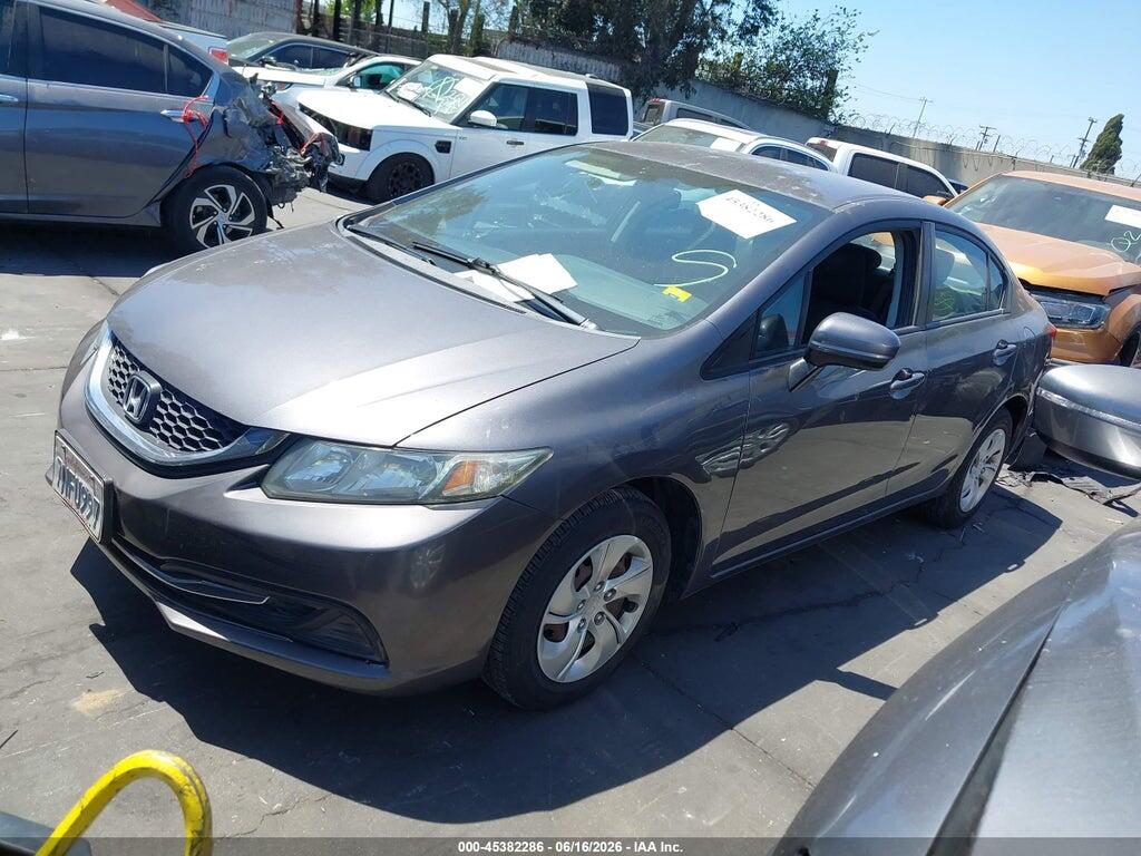 2HGFB2F54FH556532 2015 HONDA CIVIC photo no. 2