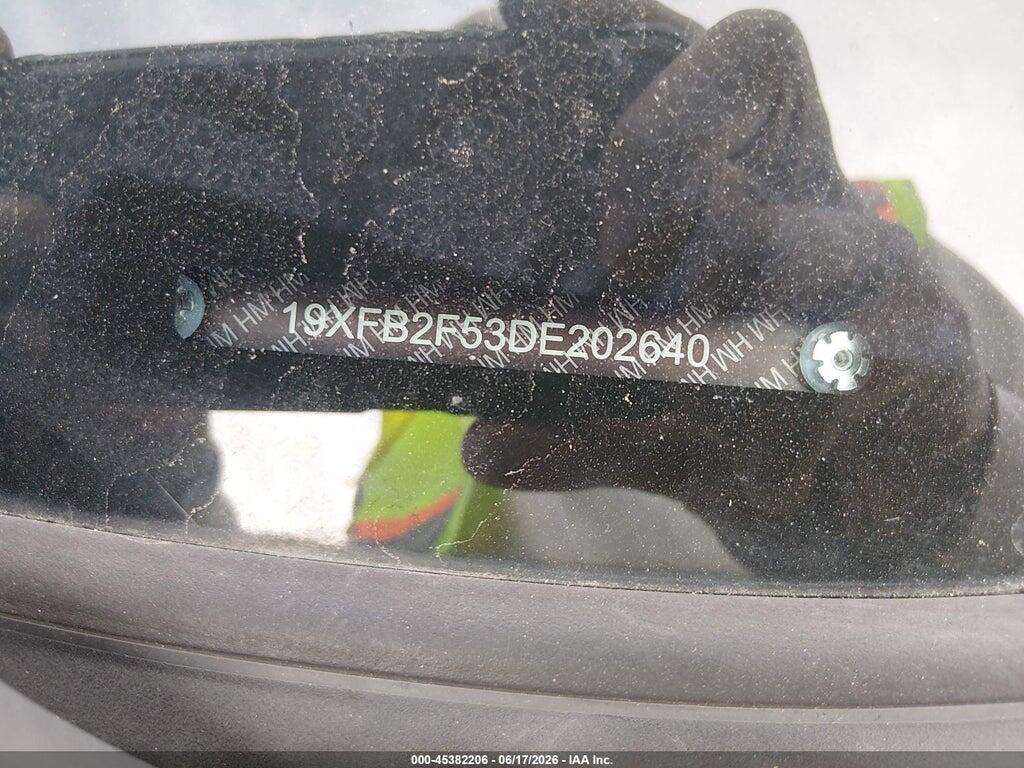 19XFB2F53DE202640 2013 HONDA CIVIC photo no. 9