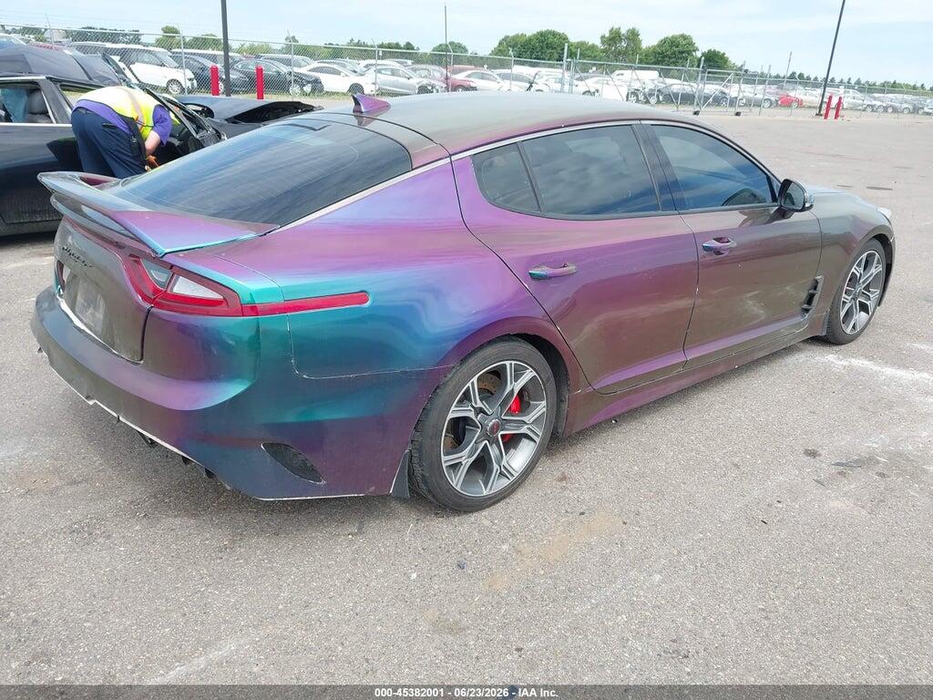 KNAE35LC3J6030802 2018 KIA STINGER photo no. 4