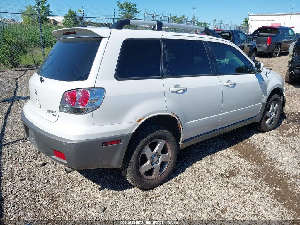 JA4LZ41G33U025889 2003 MITSUBISHI OUTLANDER photo no. 4