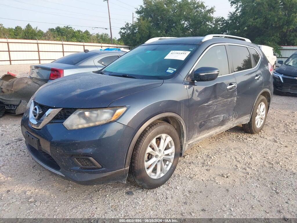 KNMAT2MT1FP551968 2015 NISSAN ROGUE photo no. 2