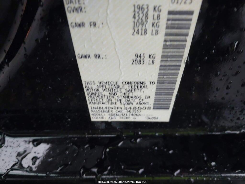 1N4BL4DV0PN348008 2023 NISSAN ALTIMA photo no. 9