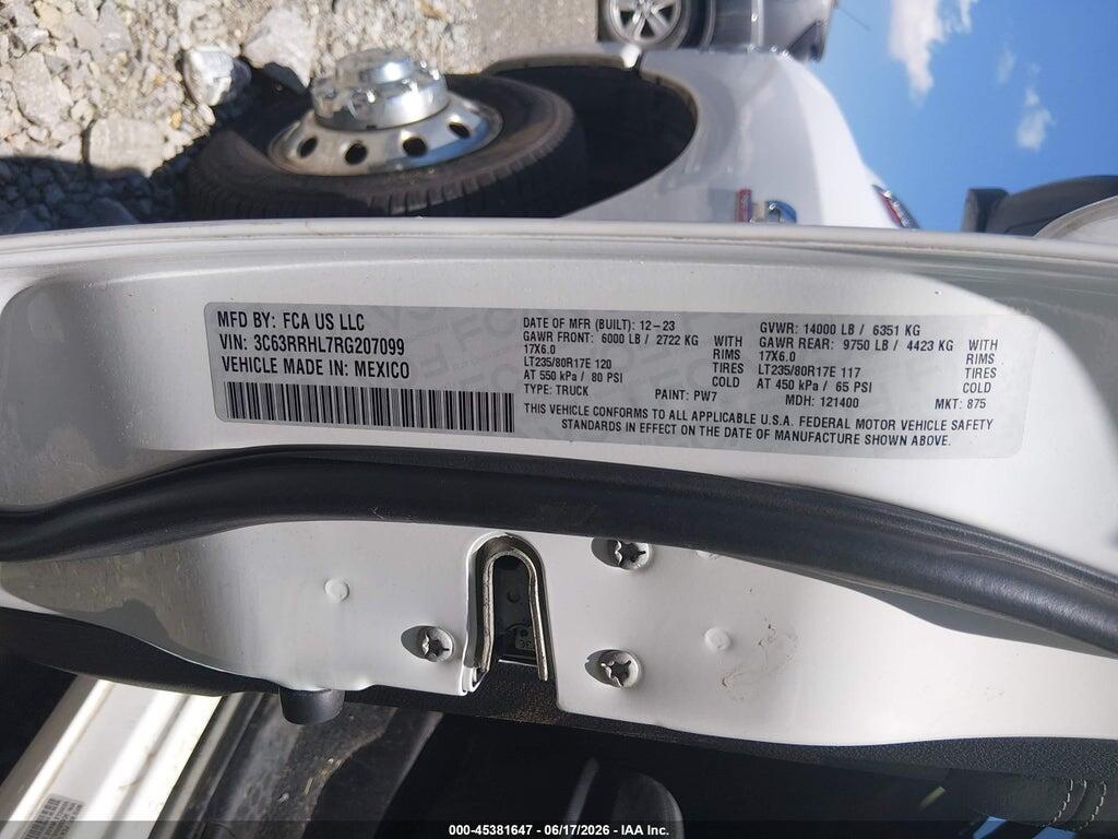 3C63RRHL7RG207099 2024 RAM 3500 photo no. 9