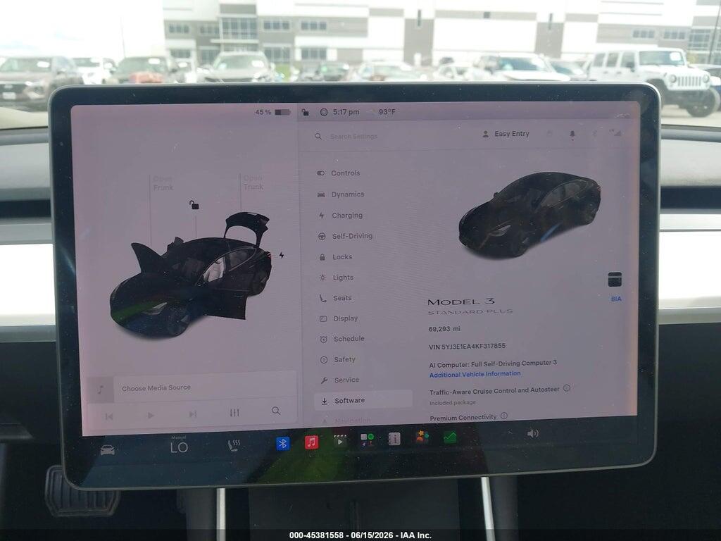 5YJ3E1EA4KF317855 2019 TESLA MODEL 3 photo no. 7