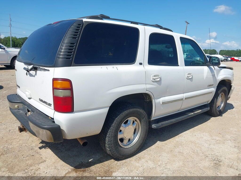 1GNEC13T31R216826 2001 CHEVROLET TAHOE photo no. 4
