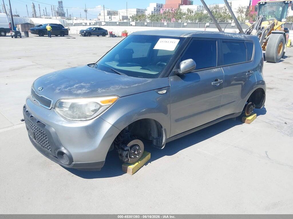 KNDJN2A22E7063388 2014 KIA SOUL photo no. 2