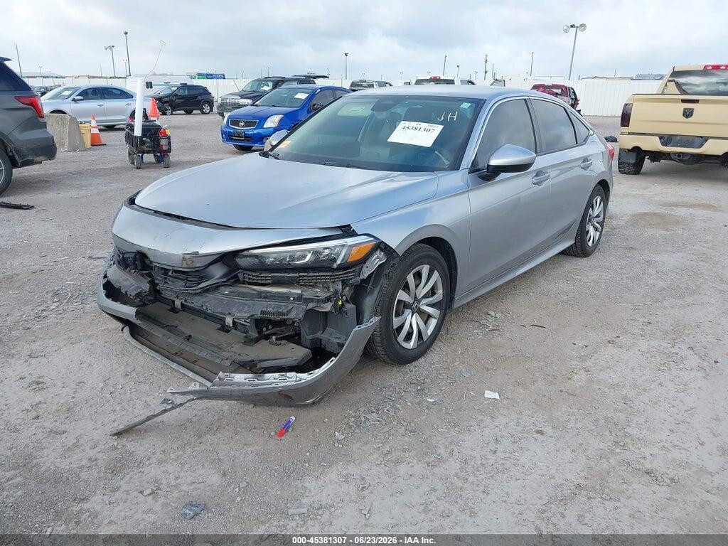 2HGFE2F23NH545985 2022 HONDA CIVIC photo no. 2