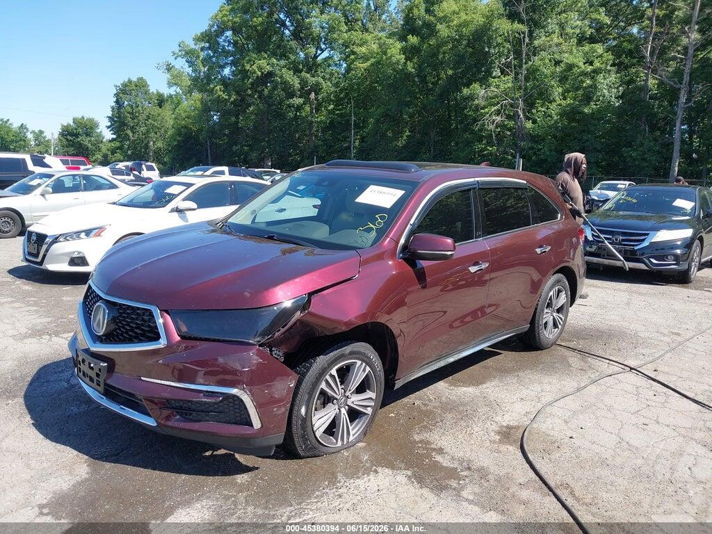 5FRYD3H39HB001540 2017 ACURA MDX photo no. 2