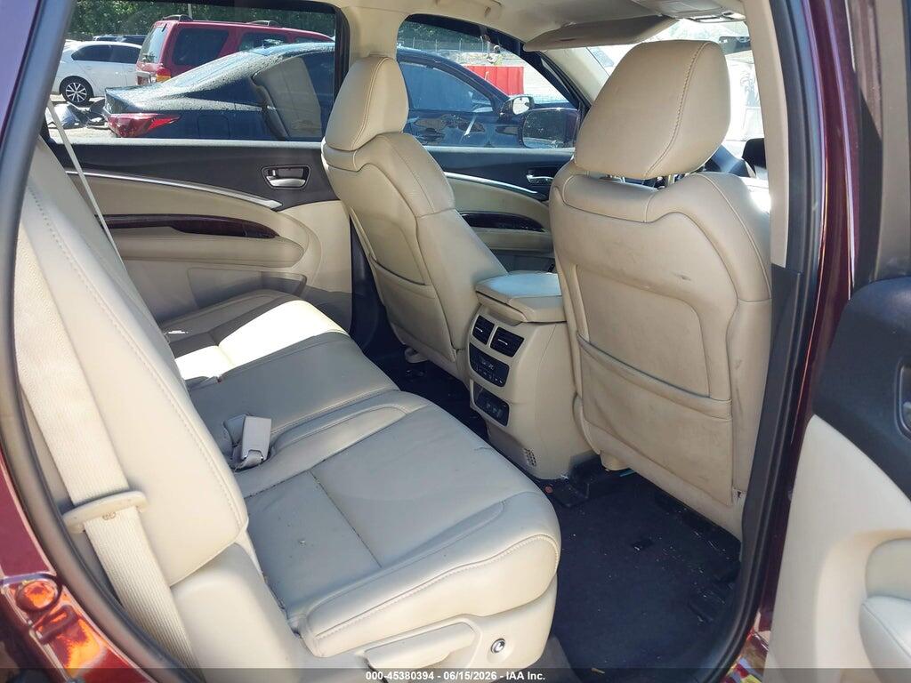 5FRYD3H39HB001540 2017 ACURA MDX photo no. 8