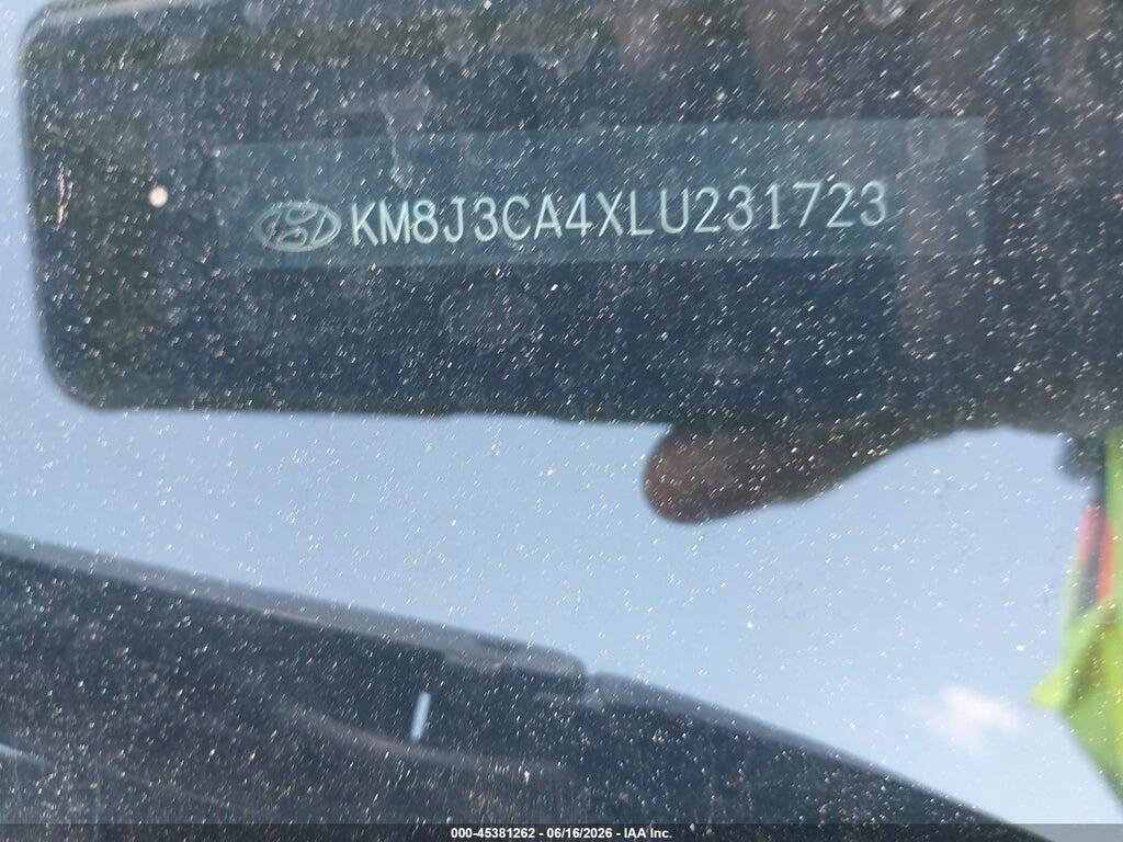 KM8J3CA4XLU231723 2020 HYUNDAI TUCSON photo no. 9