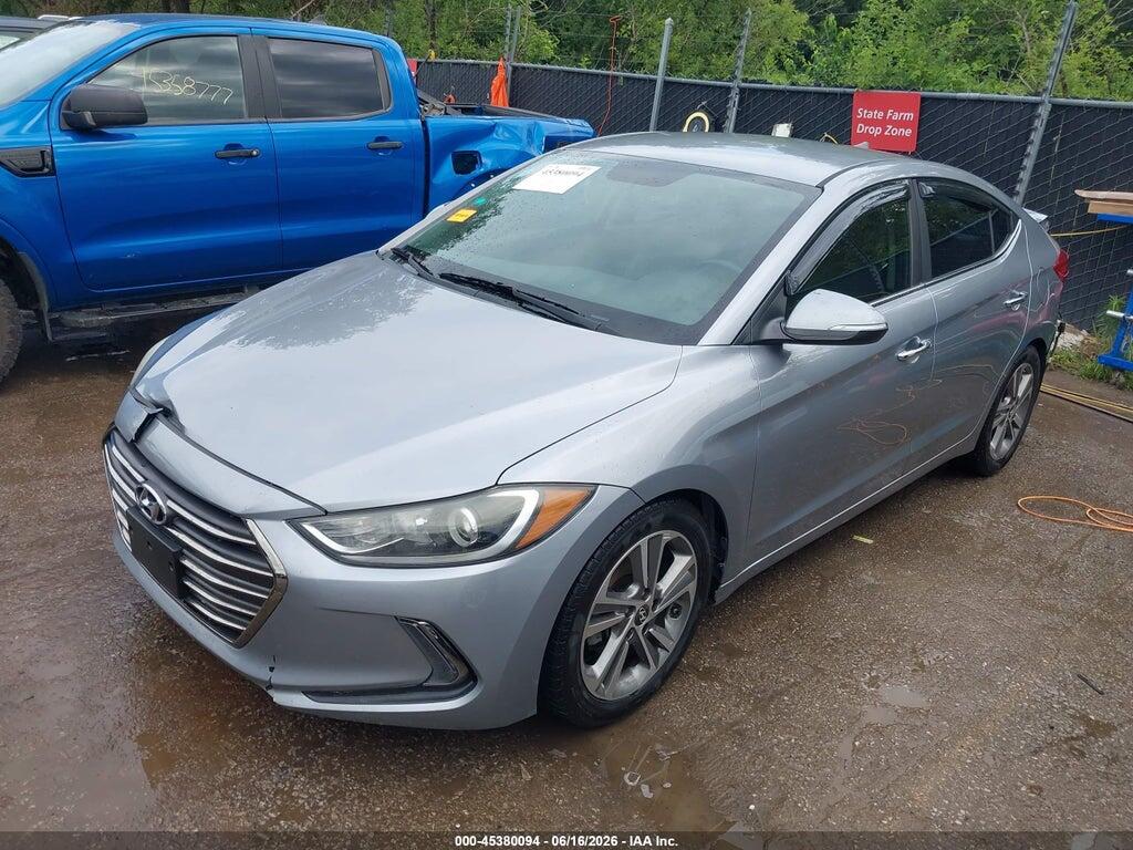 5NPD84LF3HH020663 2017 HYUNDAI ELANTRA photo no. 2