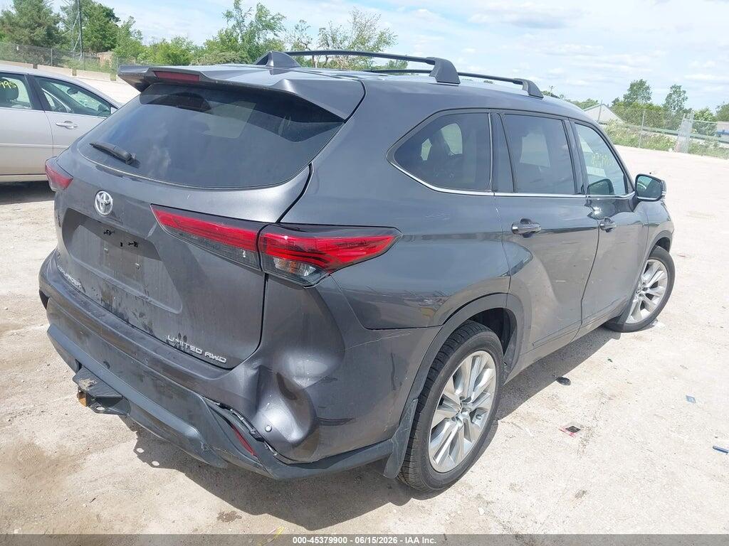 5TDDZRBH7MS530113 2021 TOYOTA HIGHLANDER photo no. 4
