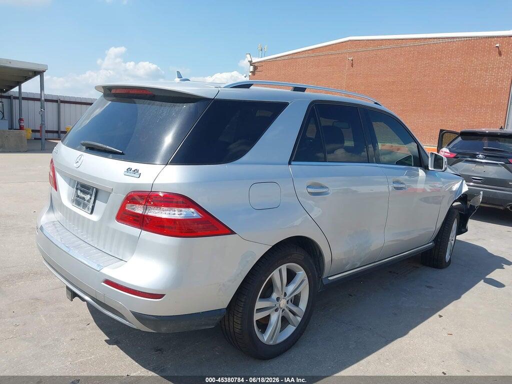 4JGDA5JB3DA230588 2013 MERCEDES-BENZ ML 350 photo no. 4