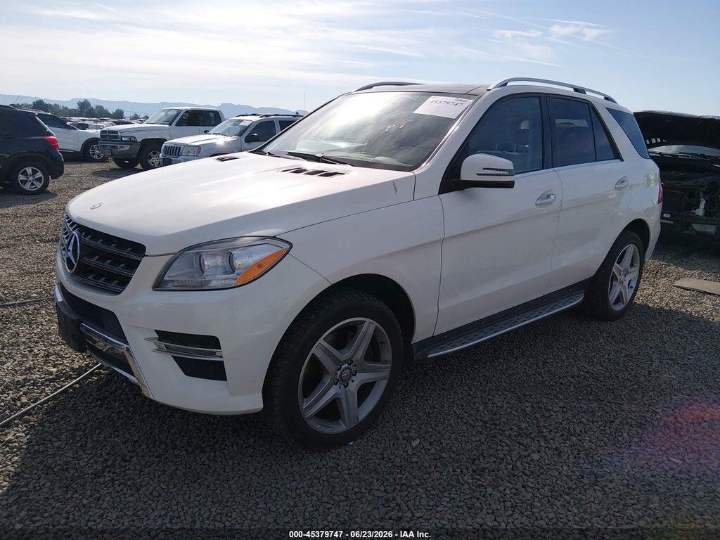 4JGDA7DB1DA182791 2013 MERCEDES-BENZ ML 550 photo no. 2