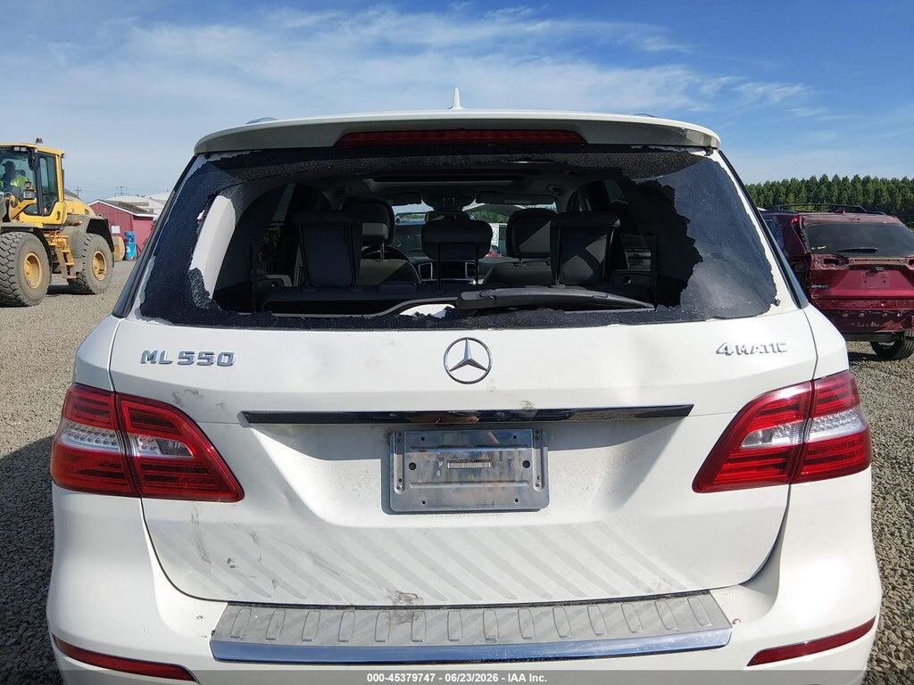4JGDA7DB1DA182791 2013 MERCEDES-BENZ ML 550 photo no. 6