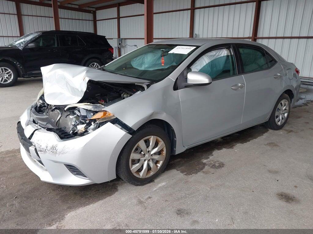 2T1BURHEXFC423331 2015 TOYOTA COROLLA photo no. 2