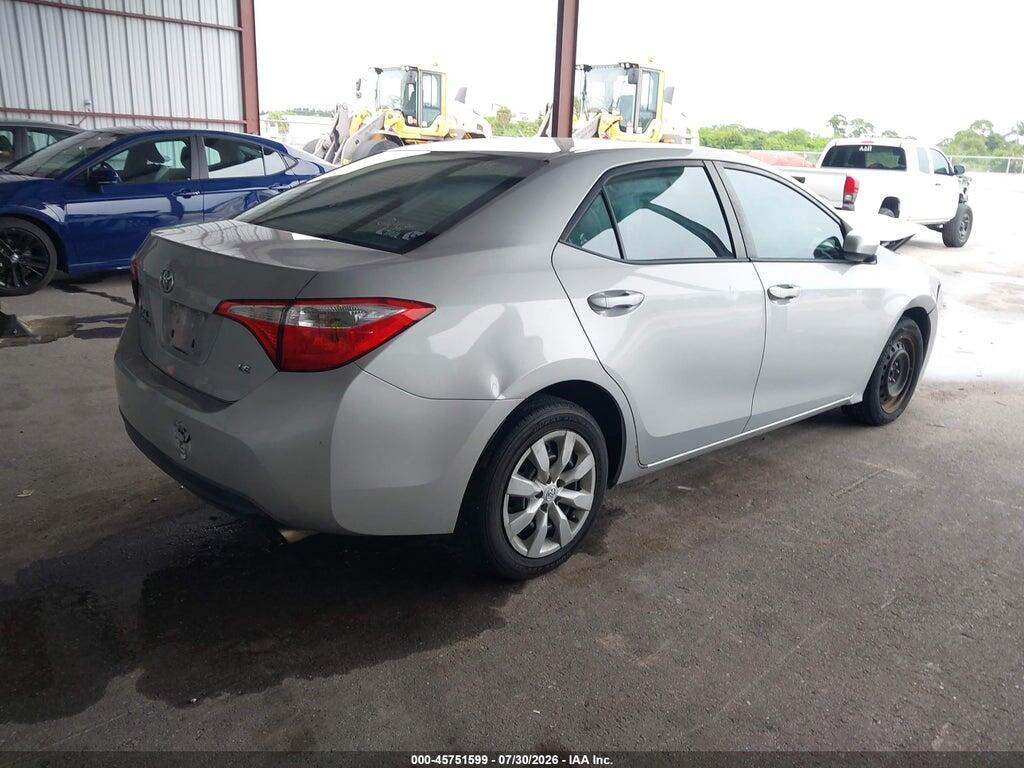 2T1BURHEXFC423331 2015 TOYOTA COROLLA photo no. 4