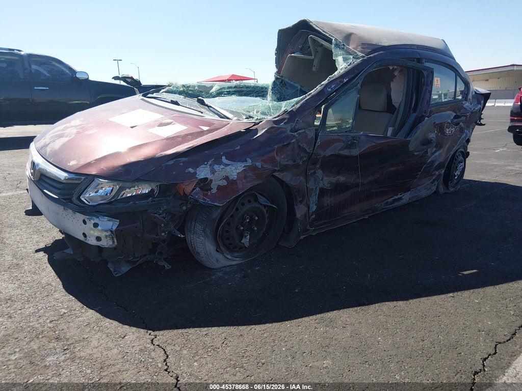 19XFB2F59CE389624 2012 HONDA CIVIC photo no. 2