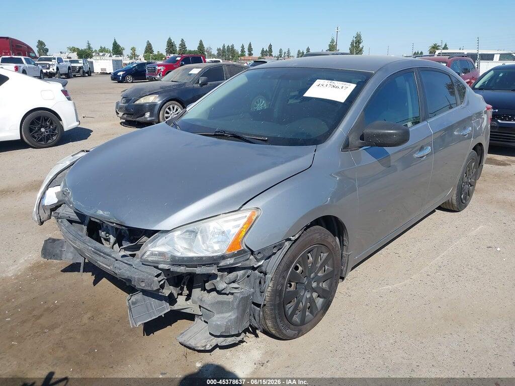 3N1AB7AP2EY318530 2014 NISSAN SENTRA photo no. 2