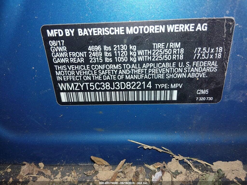 WMZYT5C38J3D82214 2018 MINI COUNTRYMAN photo no. 9