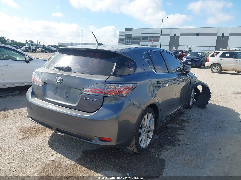 JTHKD5BH2D2131839 2013 LEXUS CT 200H photo no. 4