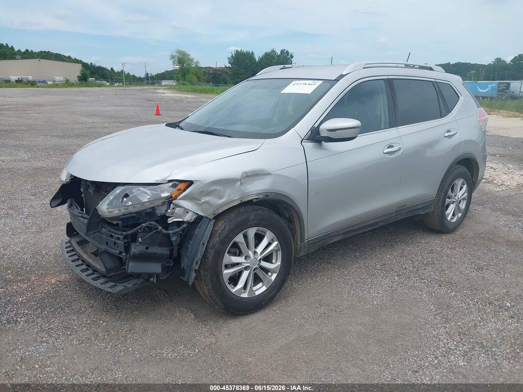KNMAT2MT0GP684884 2016 NISSAN ROGUE photo no. 2