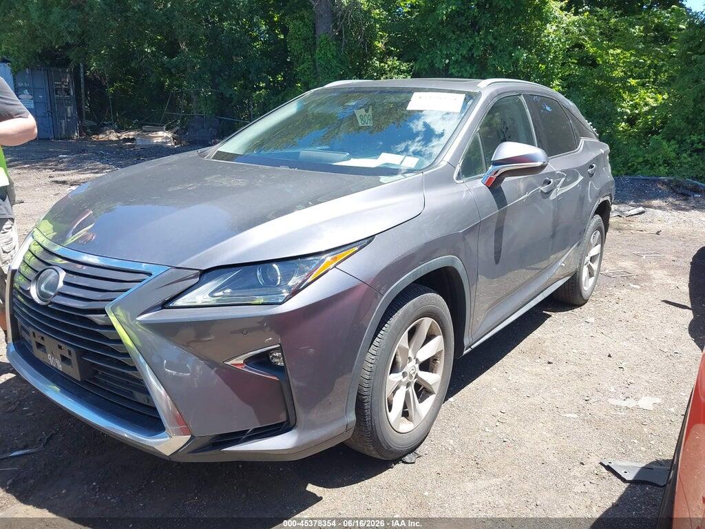 2T2BZMCA2HC109096 2017 LEXUS RX 350 photo no. 2