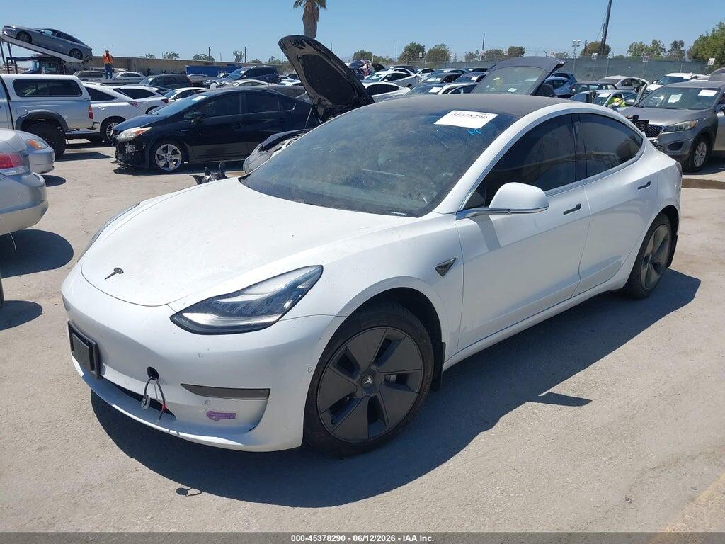 5YJ3E1EA1KF483816 2019 TESLA MODEL 3 photo no. 2