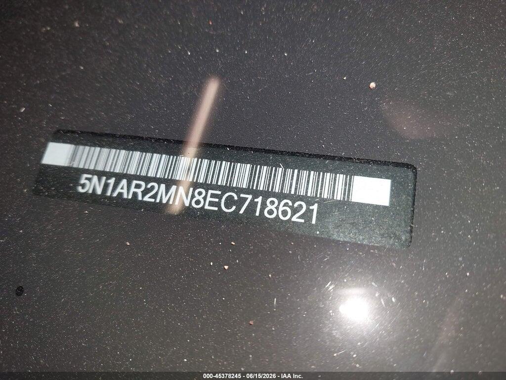 5N1AR2MN8EC718621 2014 NISSAN PATHFINDER photo no. 9
