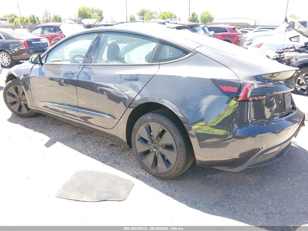 5YJ3E1EA0SF050584 2025 TESLA MODEL 3 photo no. 3