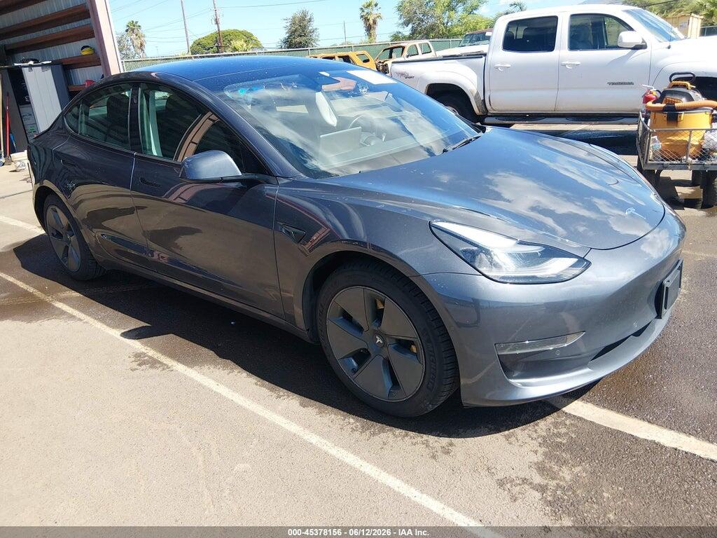 5YJ3E1EA7NF122076 2022 TESLA MODEL 3 photo no. 1