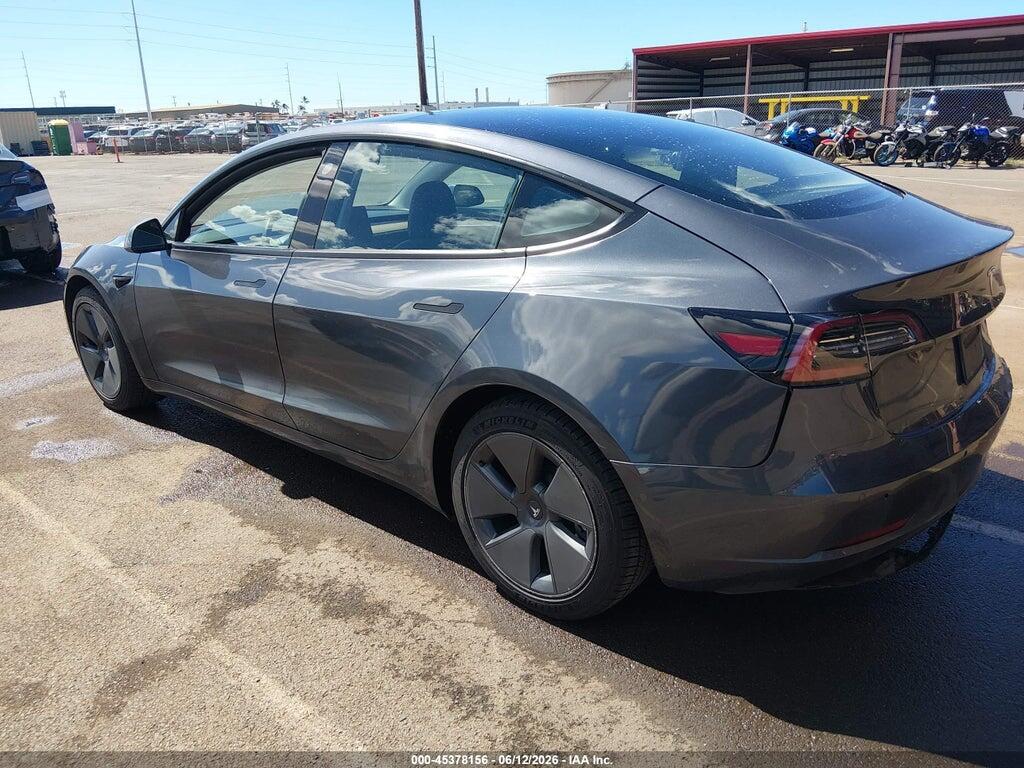 5YJ3E1EA7NF122076 2022 TESLA MODEL 3 photo no. 3