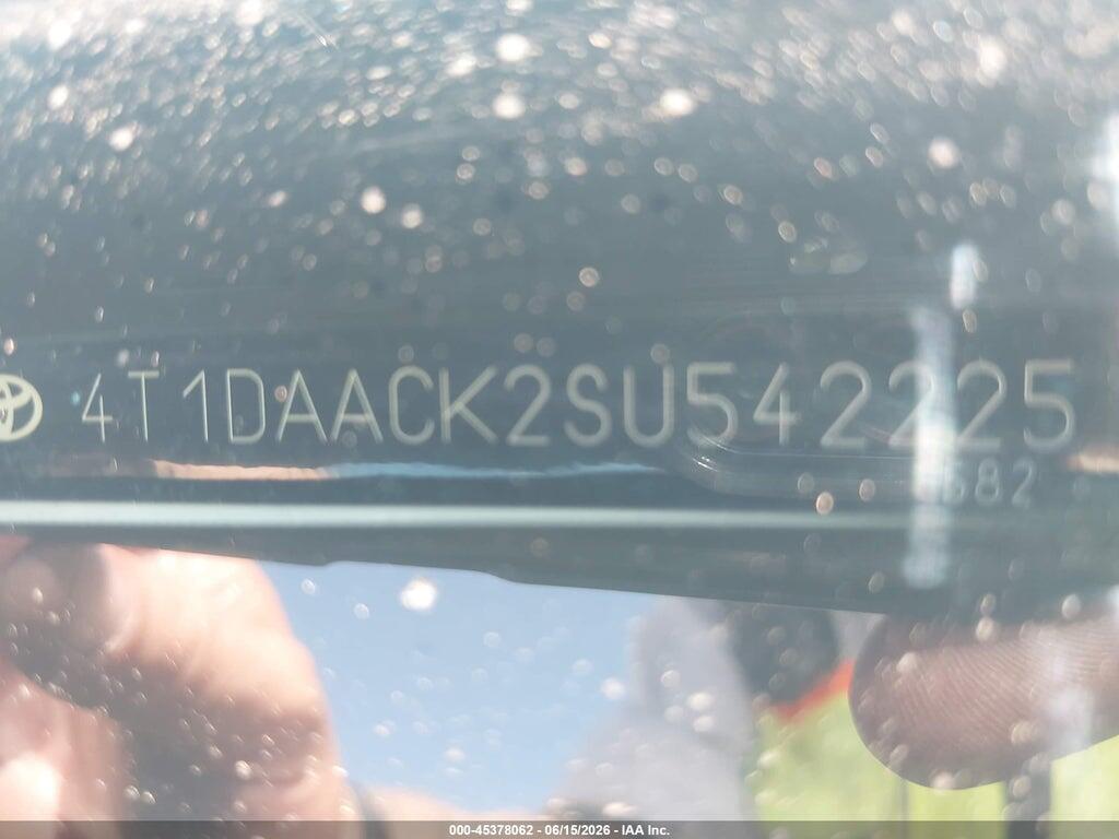 4T1DAACK2SU542225 2025 TOYOTA CAMRY photo no. 9