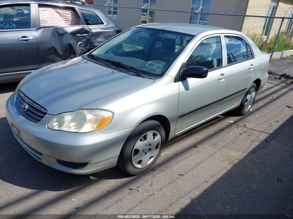 JTDBR32E730029301 2003 TOYOTA COROLLA photo no. 2