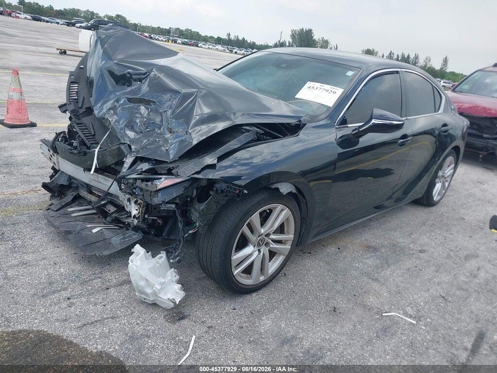 JTHAA1D27N5122446 2022 LEXUS IS 300 photo no. 2