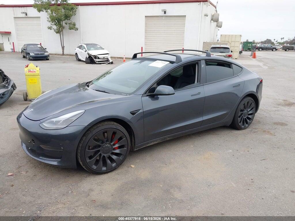 5YJ3E1EC3PF699045 2023 TESLA MODEL 3 photo no. 2