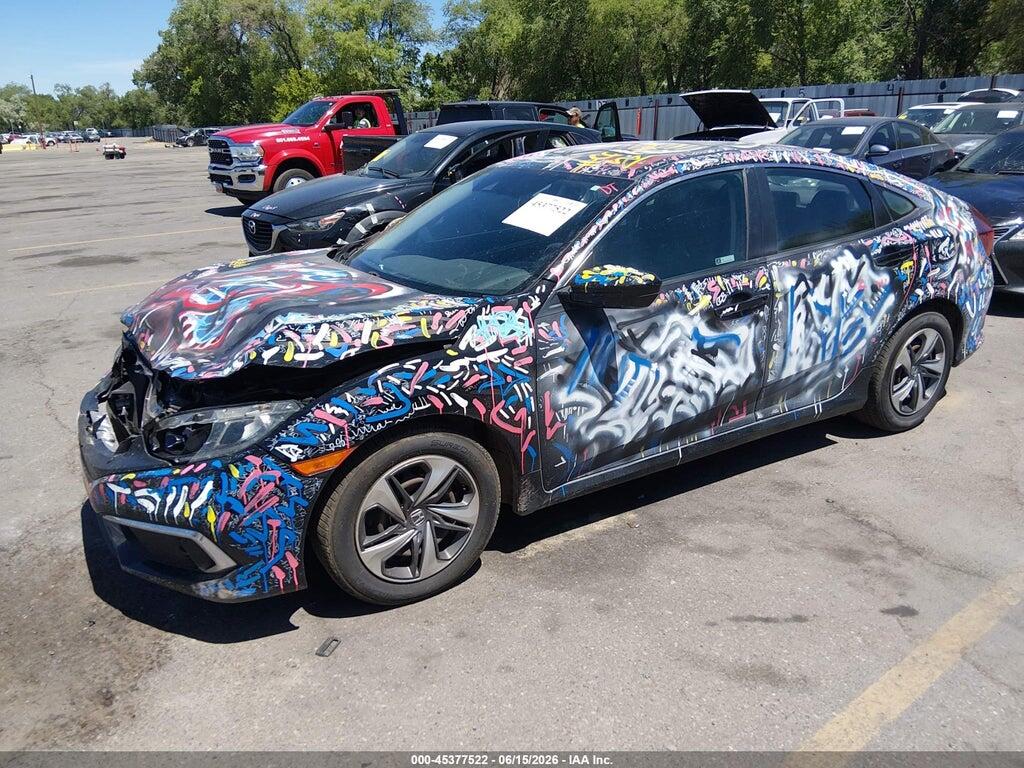 2HGFC2F61KH591688 2019 HONDA CIVIC photo no. 2